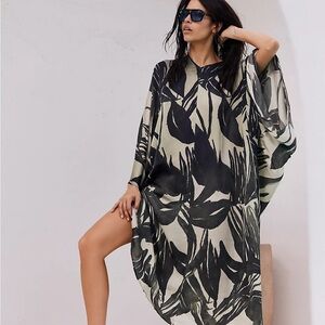 Palm Shadow Maxi Kaftan NWOT FP Color- jungle combo OS- SOLDOUT